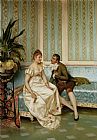Frederic Soulacroix Famous Paintings - La Proposition